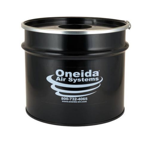 Oneida air systems 17-gallon steel drum for super dust deputy for sale