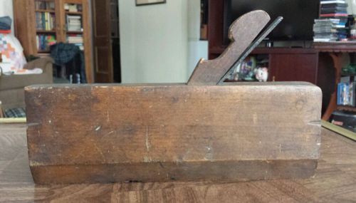VINTAGE WOODEN PLANER HOLLOW #14 E.F.FOLGER and Co. BUFFALO N.Y. - S S CORWIN