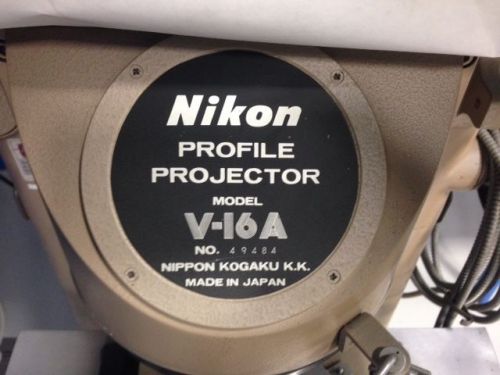 Nikon V-16A profile projector