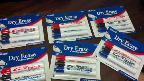 Dry erase markers chisel point ( Lot of 18 )6x3