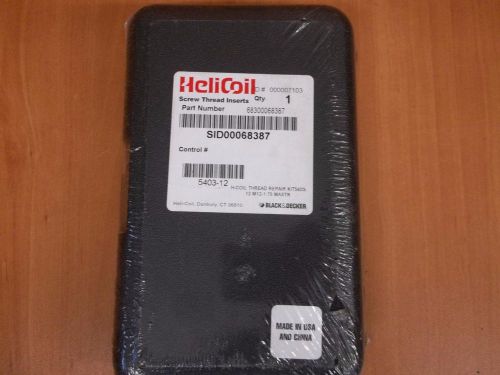 Heli-Coil 5403-12  Thread Repair Kit w/Drill -Tap &amp; Installation Tool