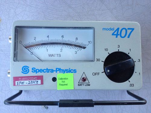 Spectra-Physics Power Meter 407 AS IS Functionality Unknown