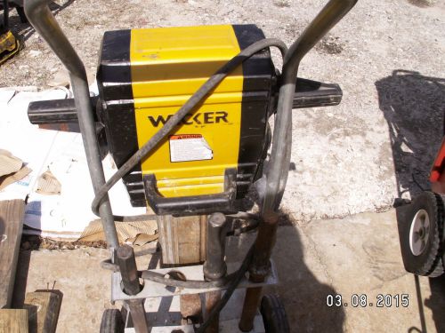 Wacker electric jack hammer, eh 27/115, demolition with cart and 4 bits for sale