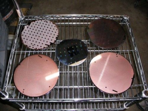 Silicon Wafer 5 Unique Wafers 4 are 8&#034; and 1 is 5&#034; as shown