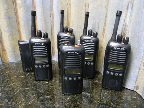 Lot Of 5 Kenwood Model TK-3180 Portable Radios Fast Free Shipping Included