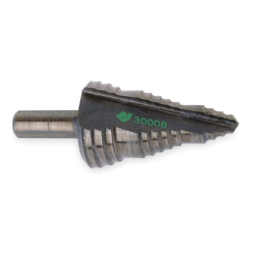 Step Drill Bit, 3 Hole, 3/8 In Thick Step 30008