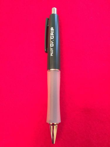 Pilot Dr Grip Medium Ballpoint Pen Black Ink Pen Rare Green Design