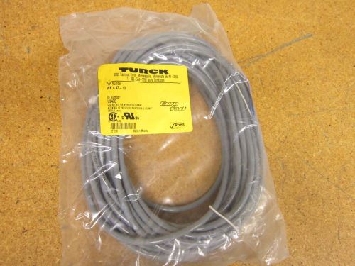 Turck U2435 WK 4.4T-10 Cable With Female Right Angle 4 Pin Connector 250V 4A New