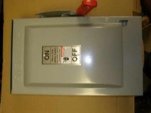 Siemens HNF362R Heavy Duty Safety Switch 60amp 600v with fuses