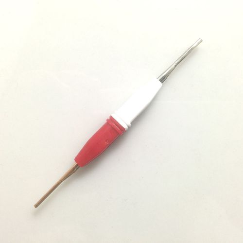 D-Sub Pin Insertion and Extraction Tool for RS232, Red/White, Metal Tip - 5 pack