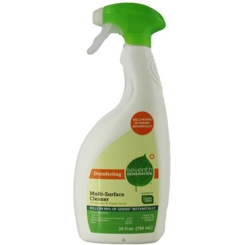 Seventh Generation Multi Surface Disinfectant Cleaner, 26 Ounce (case of 8)