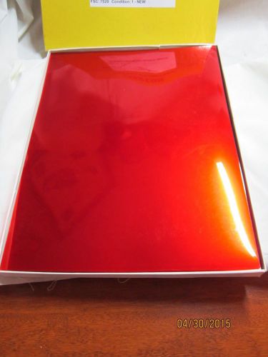 Labelon Plain Paper Copier RED Transparency Film 90 Sheets Letter  81/2