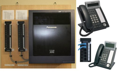 Panasonic KX-TDE100 Hybrid IP PBX , VOIP Card, IP/Digital Phones  Custom Config