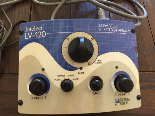 CHATTANOOGA, Intelect Low Volt Muscle Stim Two Channel LV-120 Two Channel Unit