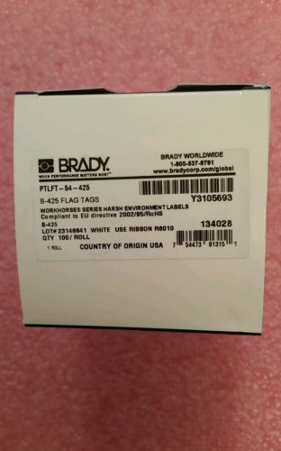 Brady Portable Thermal Labels Flag Tags PC Link TLS2200 Tags PTLFT-54-425