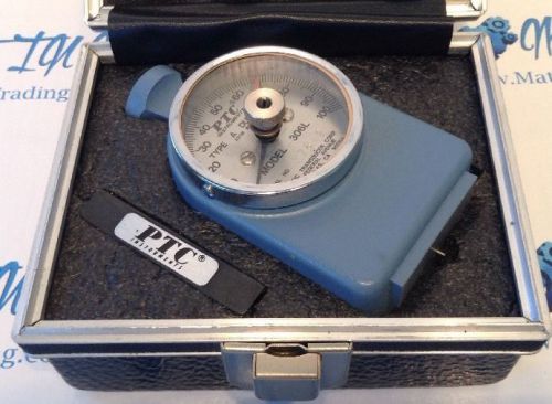 PTC INSTRUMENTS MODEL 306L TYPE A DUROMETER TRANSDUCER WITH CASE