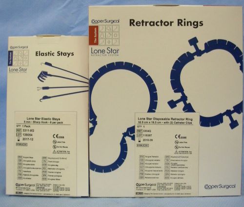 2 Sets Assorted Cooper Surgical Lone Star Retractor System Disposables