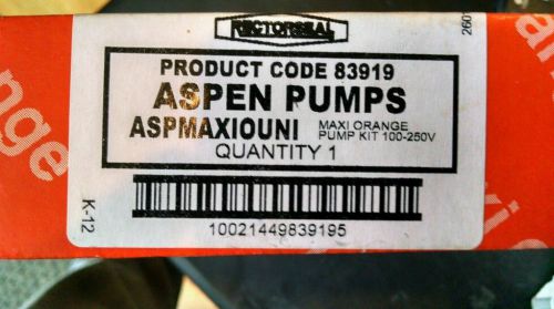 Aspen maxi orange mini split pump kit univolt
