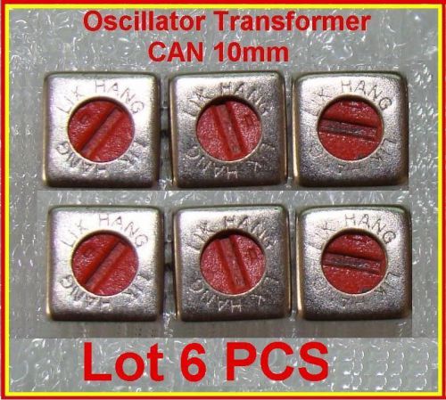 IF Transformer Oscillator Coil Red 455KHz  10mm LOT 6 PCS Beat Frequency BFO