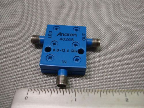 ONE ANAREN 40268 2-WAY POWER SPLITTER 8.0-12.4 GHz 1-IN TO 2-OUT SMA-FEM