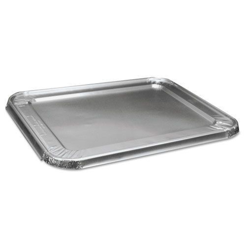 Half Size Steam Table Pan Lid For Deep Pans, Aluminum, 100/Case