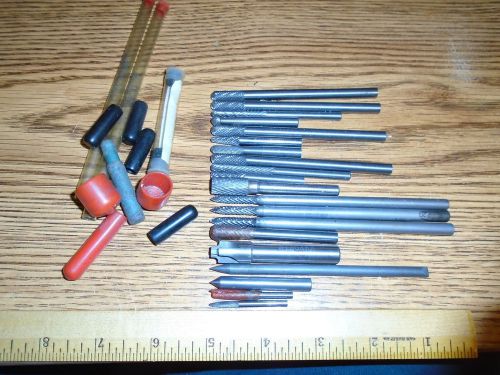 Lot Solid Carbide Burs Machinist Grinding Tools