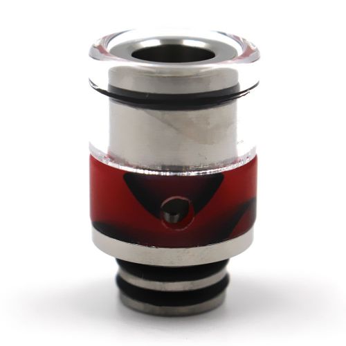 For 510 Thread Atomizer Tank Vapor Plastic + Metal Drip Tip Mouthpiece V13 Red