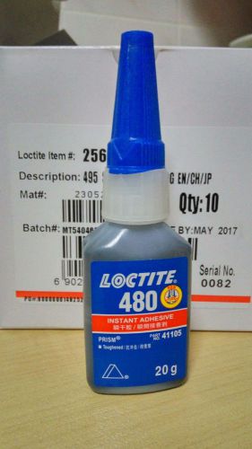 Loctite 480 20g bottle thermal resistant instant glue - usa free shipping for sale