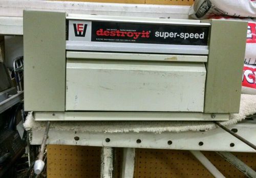 DestroyIt Super-Speed 9658 Strip-Cut Paper Shredder