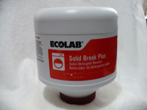 Ecolab - New Solid Break plus - Laundry detergent Booster -  6 lb tubs