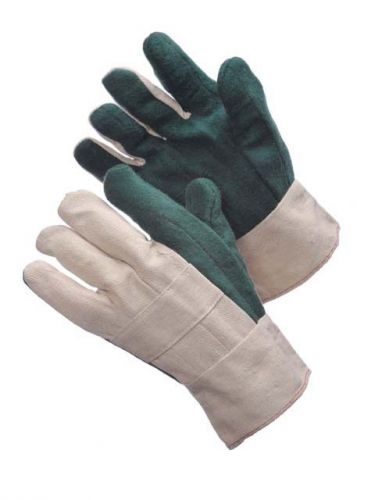 12 Pairs Heavy Weight Green Hot Mil with Burlap Hot Resistant Gloves Men Size