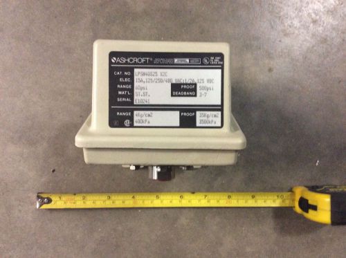 Ashcroft LPSN4GS25 X2C Pressure Switch NEMA 4 0-60PSI