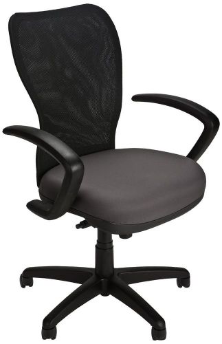 Via Seating Riva Act2 Series High-Back Ergonomic Task Chair with Black Mesh Back