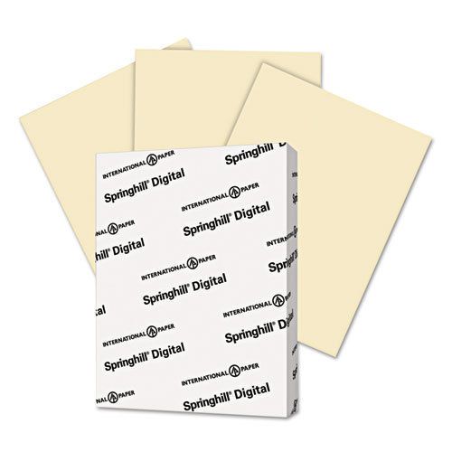 Digital Index Color Card Stock, 90 lb, 8 1/2 x 11, Ivory, 250 Sheets/Pack