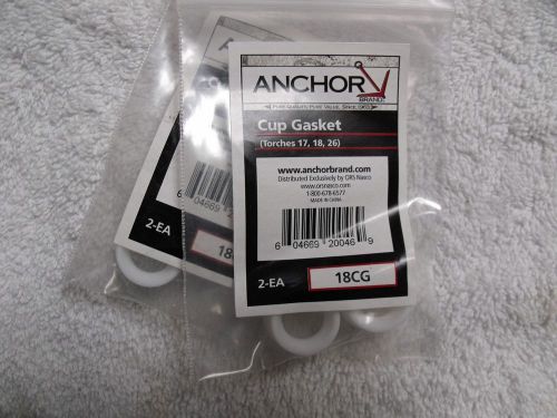 Anchor 2 Pack  Cup Gasket 18 CG Suitable For All 17, 18 and 26 For Tig Torch.