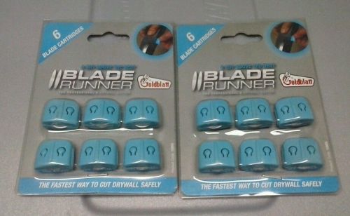 Goldblatt blade runner 2 packages of 6 blade cartridges for sale
