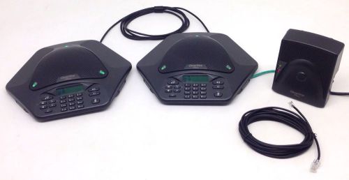 Lot of 2 ClearOne MAX EX Conference Phones Model 860-158-500 w/ 860-158-501 #KC