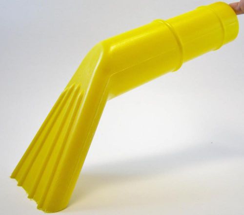 Vacuum Cleaner Claw Nozzle Attachment Tool YELLOW  2&#034;  car wash shop vac detail