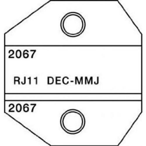 Paladin Tools PA2067 Die Set RJ11 Dec/MMJ Offset 6P6C for CrimpALL 8000 &amp; 1300