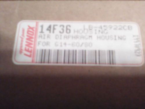 NOS Lennow Air Diaphragm Housing 14F36 LB-45922CB Unused Has Surface Rust