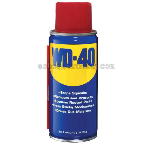 WD-40 Two-Ways Spray Lubricant Aerosol Can Portable - 3 oz Multi-Use BN-61305