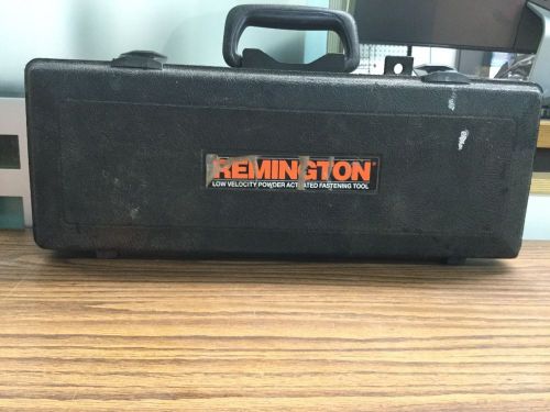 remington powder actuated tool with case
