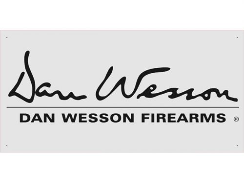 Advertising Display Banner for Dan Wesson Dealer Firearms Gun Shop