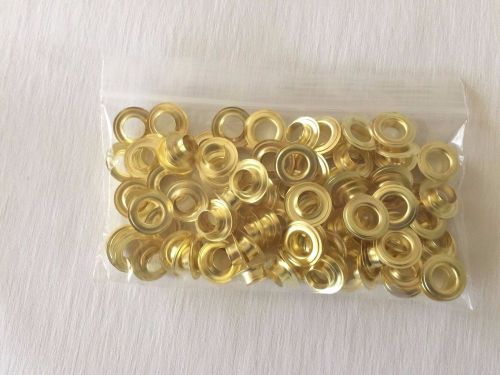 500 # 2 ( 3/8 ) solid brass self piercing grommets &amp; washers for sale