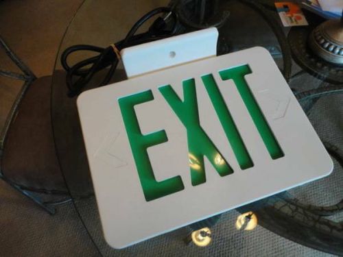 Exit Light Sign - Wired and Mounts