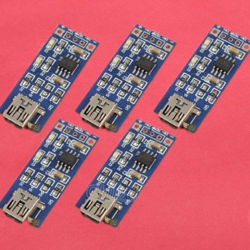 5pcs tp4056 5v 1a lithium battery charging board charger module for sale