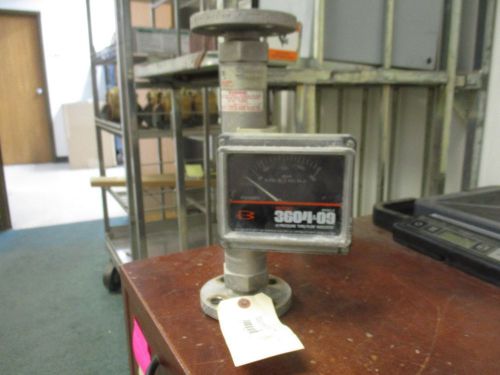 Brooks  Glycel Flowmeter 3609EB2A2M1A Range: 195-1950 Kg/Hr  Used