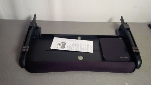 Accuride cbergo-tray 200 underdesk computer keyboard system sliding  platform for sale