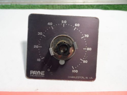 PAYNE    0-100   DIAL/KNOB MISSING IN FRONT     USED       0315