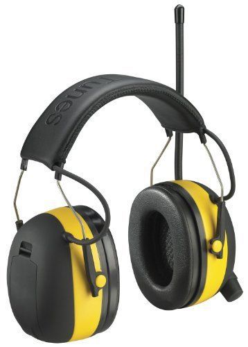 3M TEKK WorkTunes Hearing Protector, MP3 Compatible with AM/FM Tuner